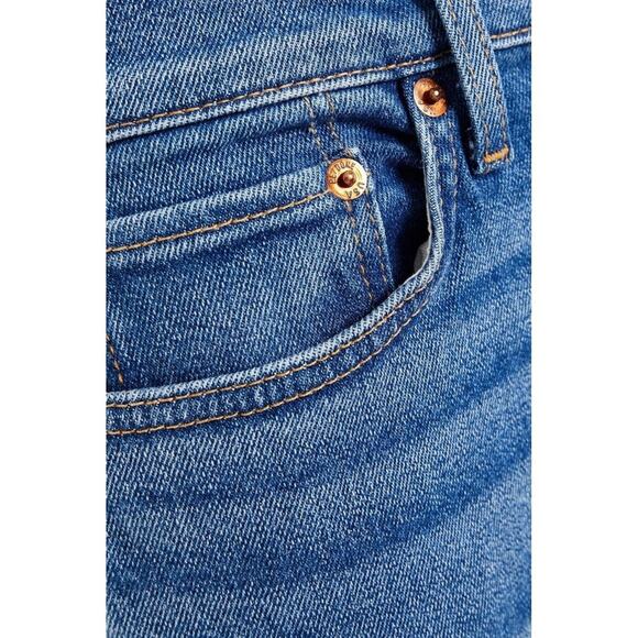 RE/DONE Cropped Faded High-Rise Slim-Leg Jeans Size 29 New with Tags - Picture 8 of 11
